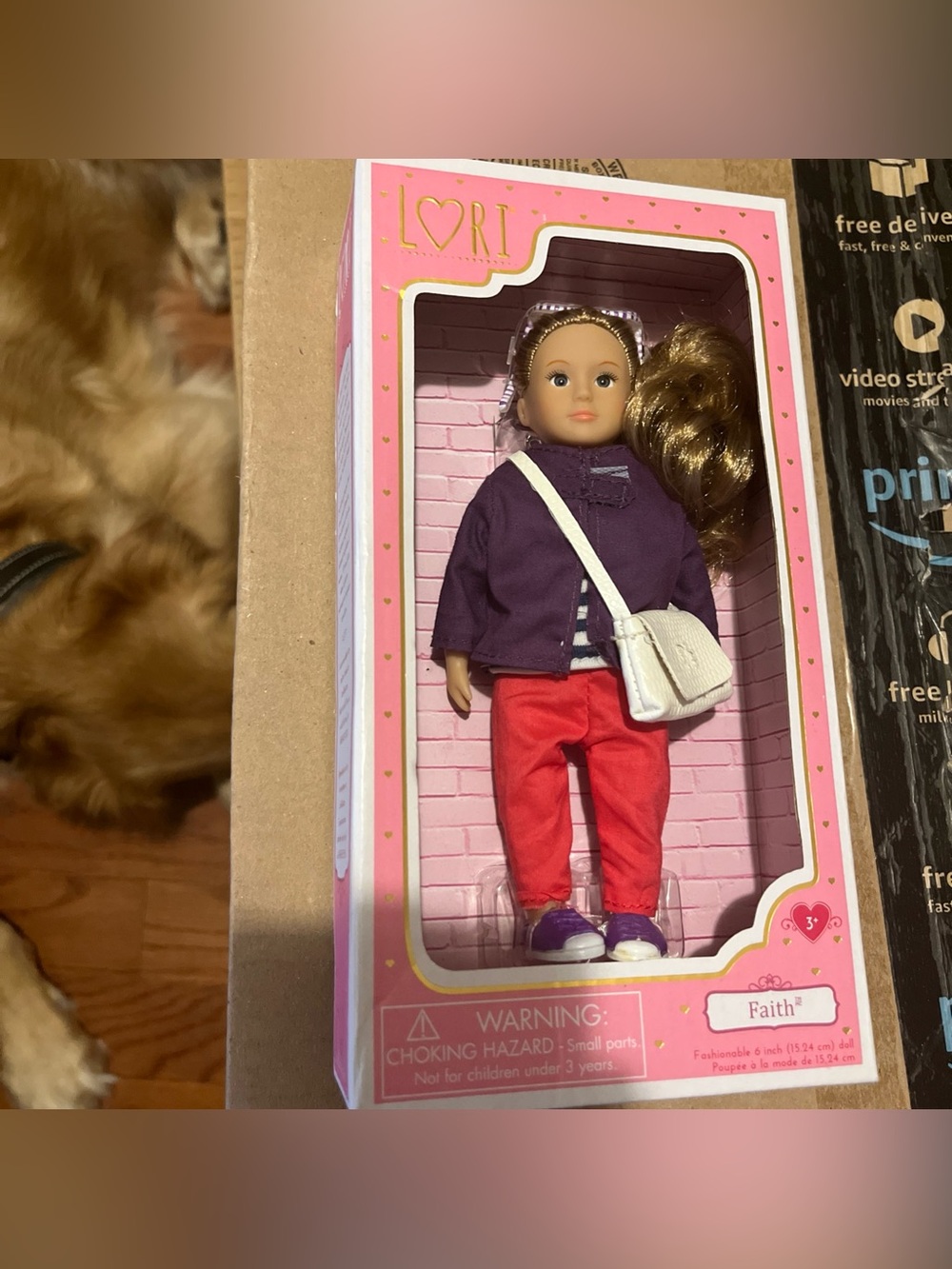 Lori Our Generation 6” Faith Mini Doll With Sun Glasses By Battat. New in box.